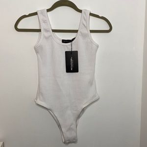 White Cute bodysuit